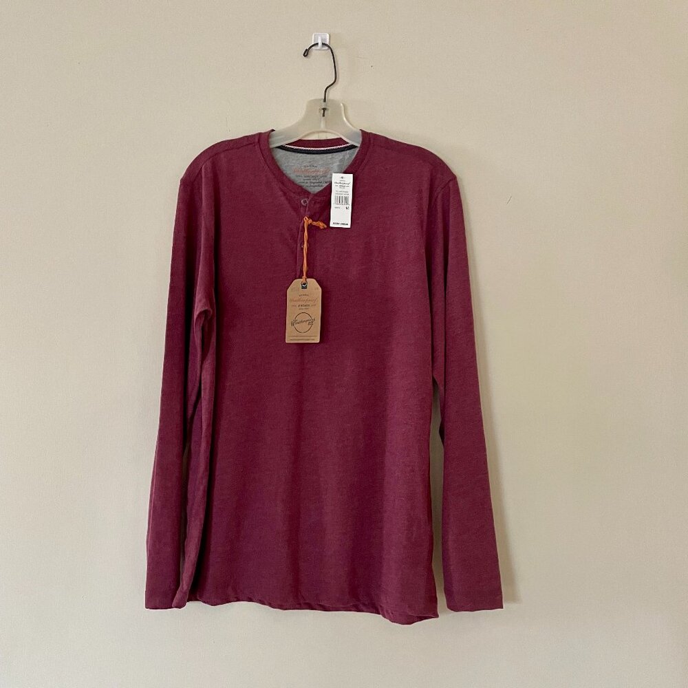 Soft classic long sleeve T- shirt, Button front sweater